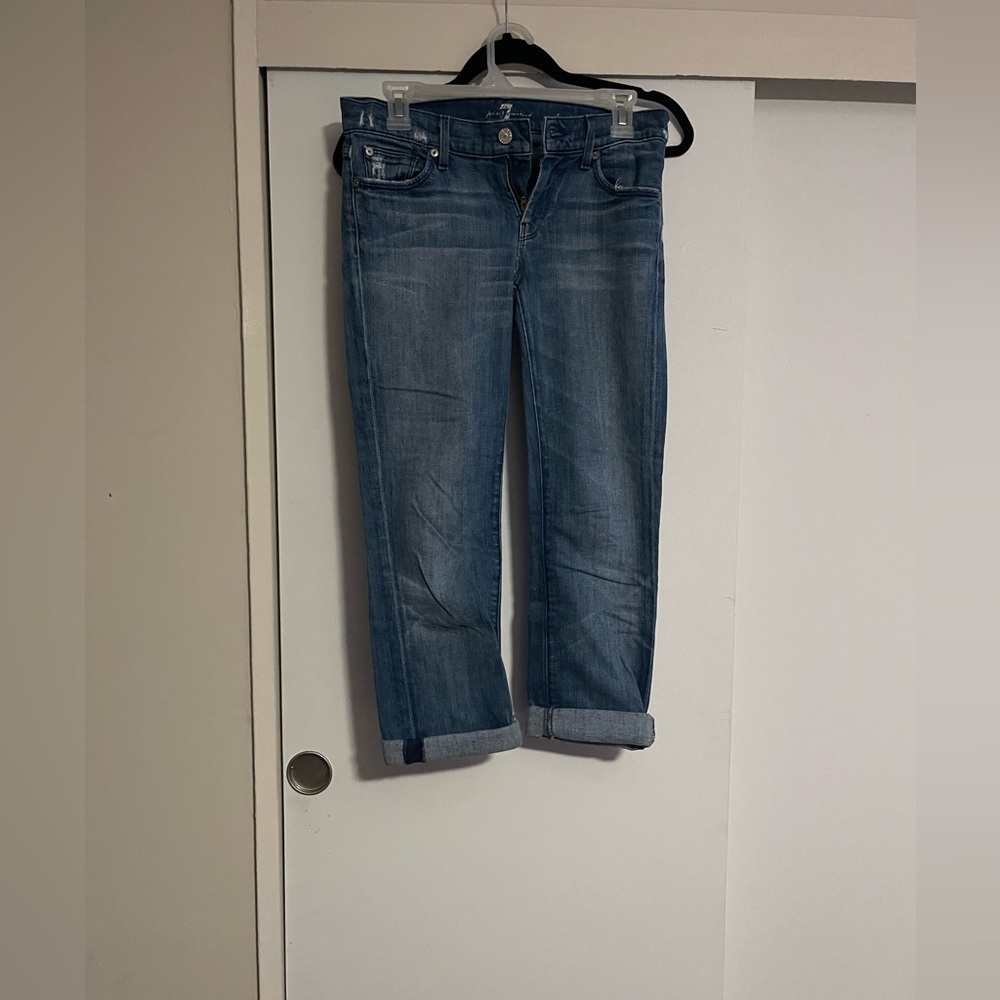 Straight leg jeans